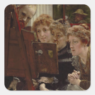 Sticker Carré Alma-Tadema   par groupe de famille, 1896