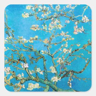 Sticker Carré Almond Blossom Vincent van Gogh