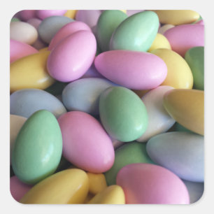 Sticker Carré Almonds candés