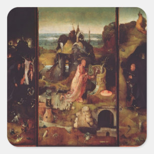Sticker Carré Altarpiece of the Hermits