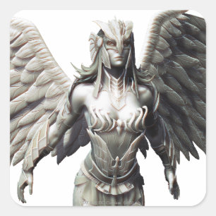 Sticker Carré Alternate Hawkgirl