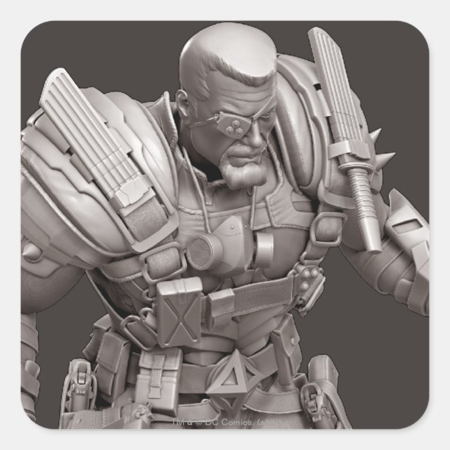 Sticker Carré Alternatif à la mort (Devant)