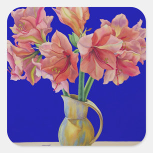 Sticker Carré Amaryllis dans une cruche 2007