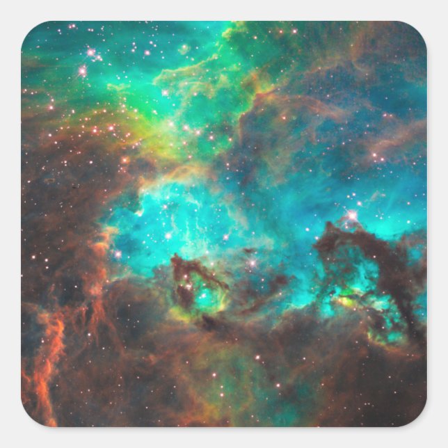 Sticker Carré Amas d'étoiles NGC 2074 (Devant)