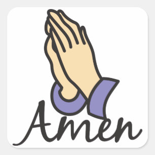 Sticker Carré Amen