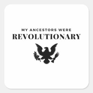 Sticker Carré American Revolution