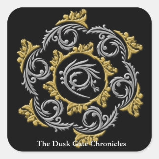 Sticker Carré Amis d'autocollant carré de Philip