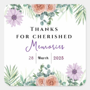 Sticker Carré Amitié intemporelle