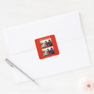 Sticker Carré Amitié Partenaire dans le crime Funny Valentines j