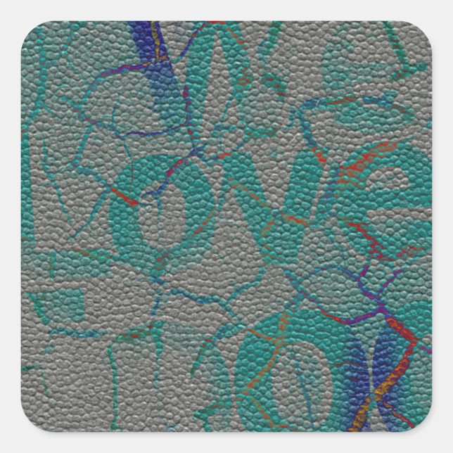 Sticker Carré Amour (Devant)