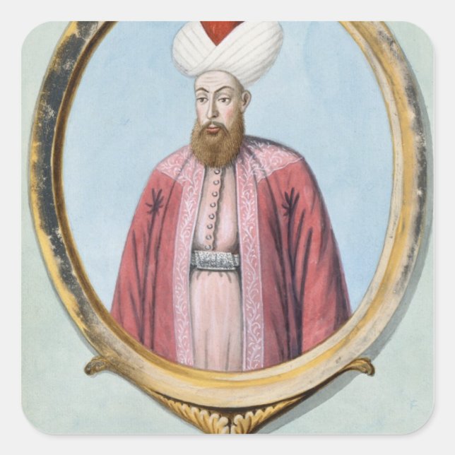 Sticker Carré Amurath (Murad) I (1319-89), Sultan 1359-89, de (Devant)