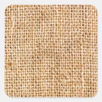 Sticker Carré Amusement avec Burlap