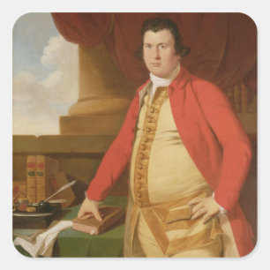 Sticker Carré An Unknown Man, c.1764-69 (huile sur toile)