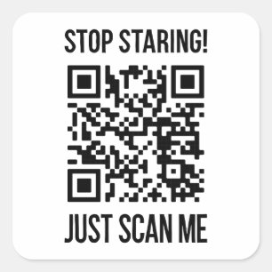 Sticker Carré Analyser mon code QR pour un démarrage motivant