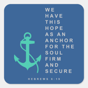 Sticker Carré Anchor for the Soul
