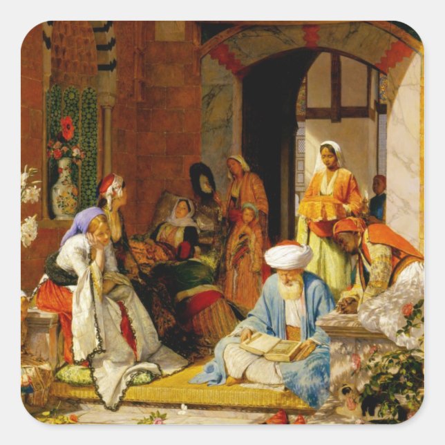 Sticker Carré 'And the Prayer of Faith Shall Save the Sick', fro (Devant)