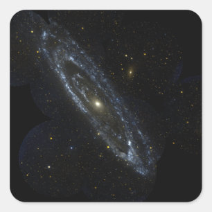 Sticker Carré Andromeda Galaxy
