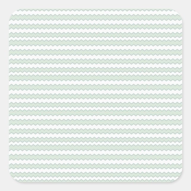 Sticker Carré Anémone marine de Zigzag (Devant)