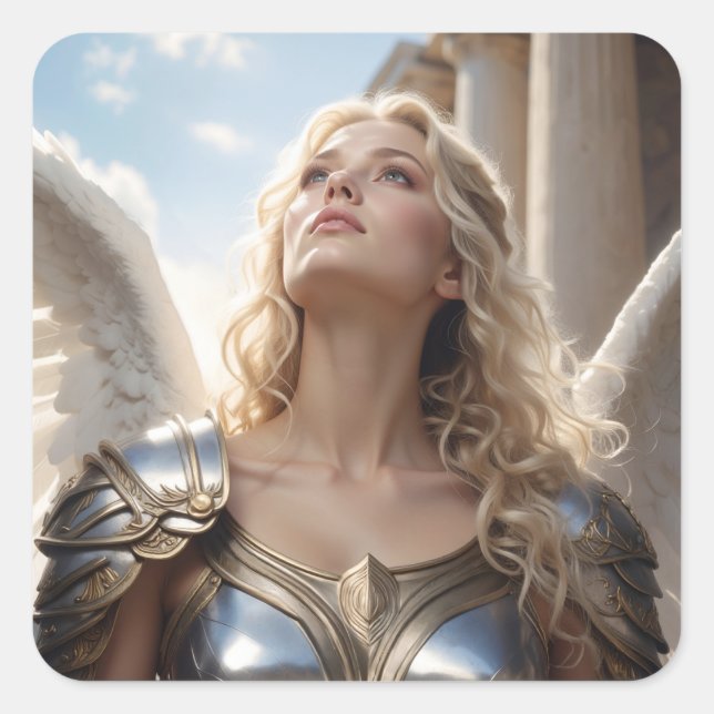 STICKER CARRÉ ANGES (Devant)