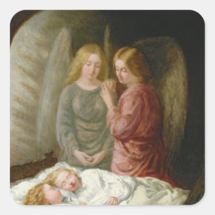 Sticker Carré Anges de The Guardian