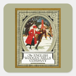 Sticker Carré Anglais Woolen Mills