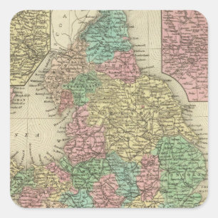 Sticker Carré Angleterre 6