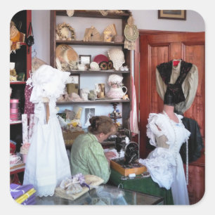 STICKER CARRÉ ANGLETERRE VICTORIENNE