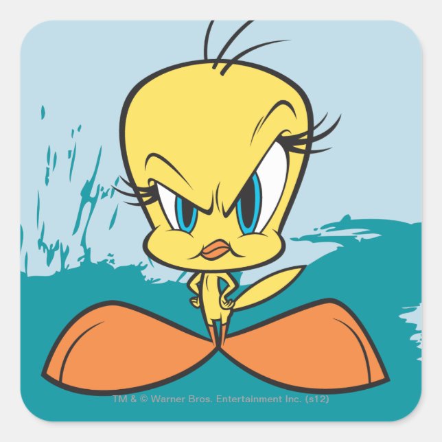 Sticker Carré Angry TWEETY™ (Devant)