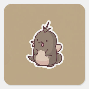 Sticker Carré Animal mûr