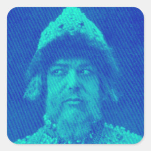 Sticker Carré Années 1920 Mad Russian