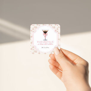 Sticker Carré Anniversaire de 'Tini Bit Older Espresso Martini C