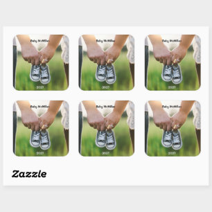 Sticker Carré Annonce de grossesse photo 2027