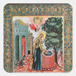 Sticker Carré Annonciation à la Fontaine