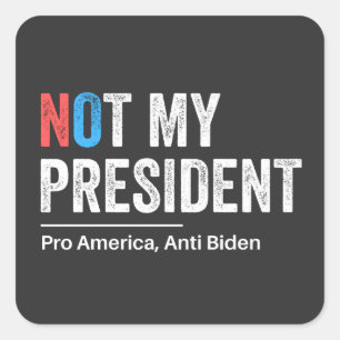 Sticker Carré Anti Joe Biden
