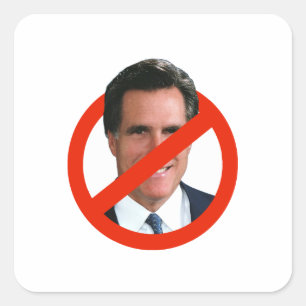 STICKER CARRÉ ANTI MITT ROMNEY