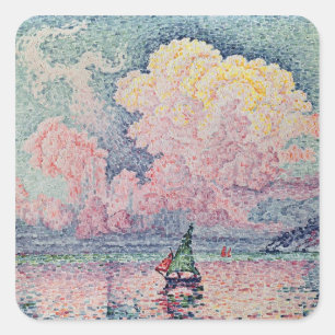 Sticker Carré Antibes, Cloud rose, 1916