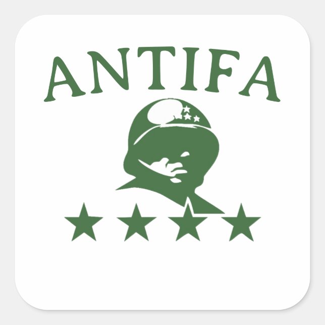 Sticker Carré ANTIFA - Généralités (Devant)