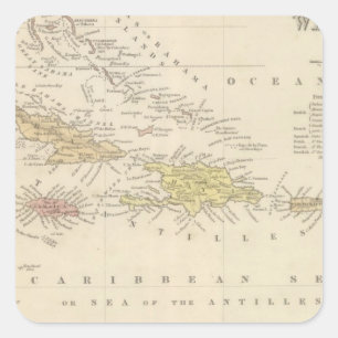 Sticker Carré Antilles 4