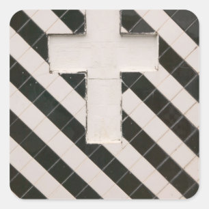 Sticker Carré Antilles françaises, Guadaloupe, Grande Terre,