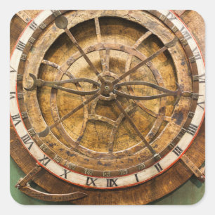 Sticker Carré Antique horloge face, Allemagne