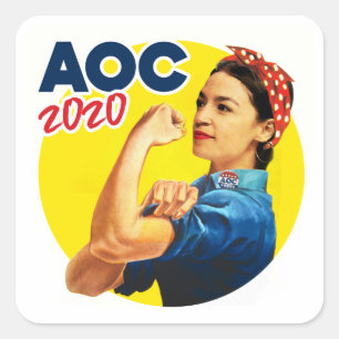 Sticker Carré AOC la riveuse 2020
