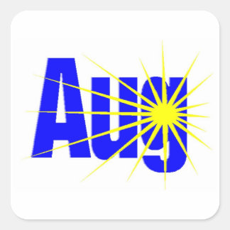 Sticker Carré août
