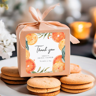 Sticker Carré Aperol Spritz Fête des mariées aquarelle