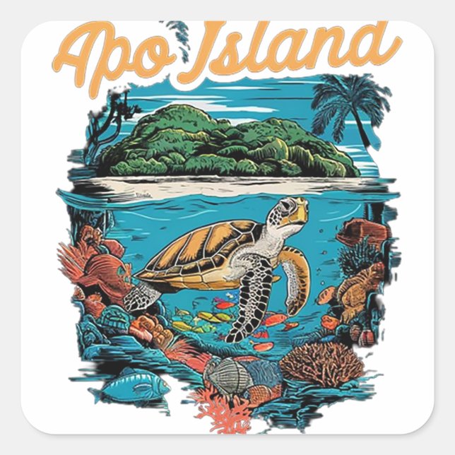 Sticker Carré Apo (Devant)