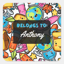 APPARTIENT PERSONNELLEMENT À L'Autocollant scolair