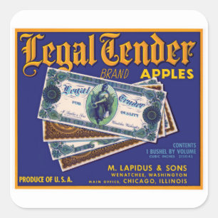 Sticker Carré Appel d'offres légal