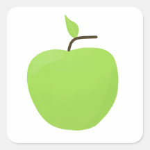 Apple. Dessin de fruits.