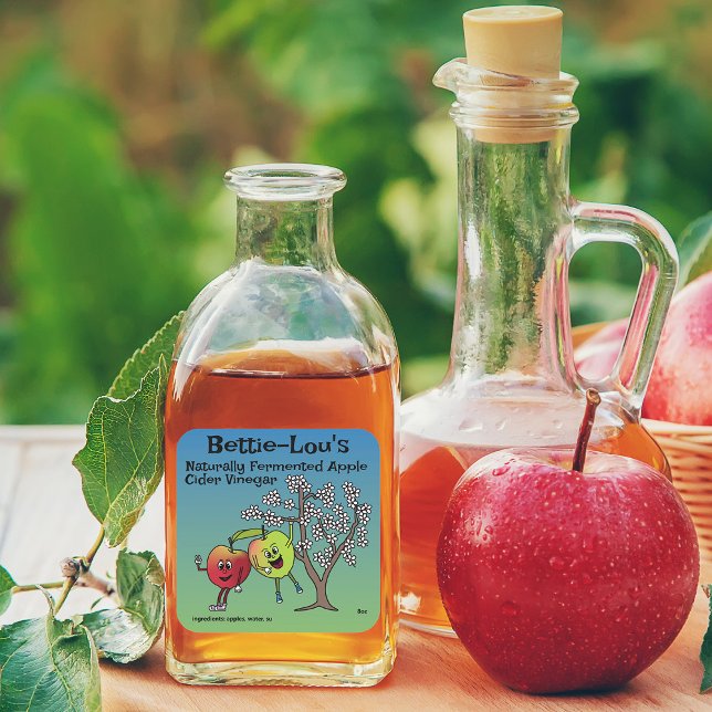 Sticker Carré Apple Pals Drôle Cartoon Sauce Pie et plus (Créateur téléchargé)