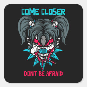 Sticker Carré Approchez-vous, n'ayez pas peur