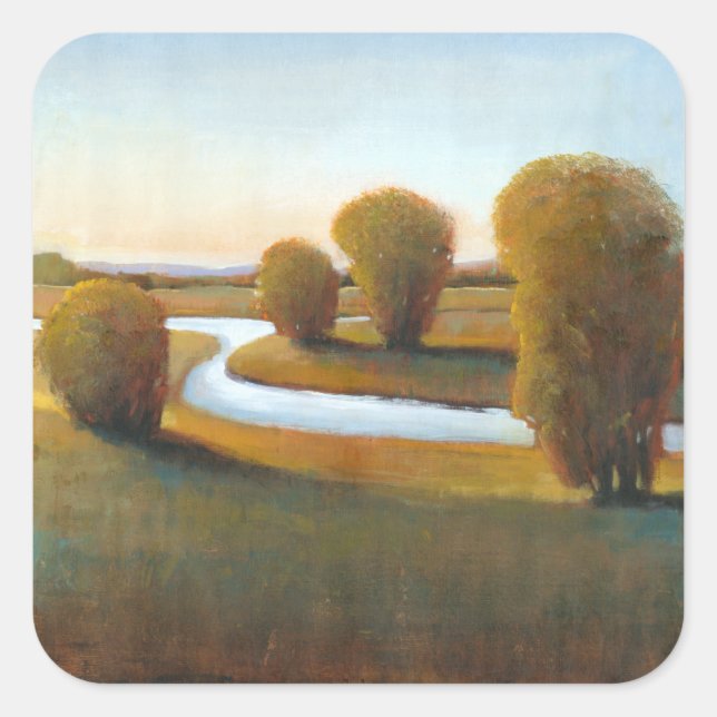 Sticker Carré Après-midi Lumière V (Devant)